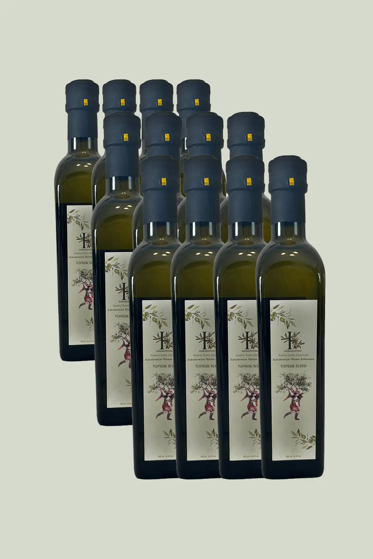 NATÜREL SIZMA ZEYTİNYAĞI 6 LT - 12x500ml Koli 