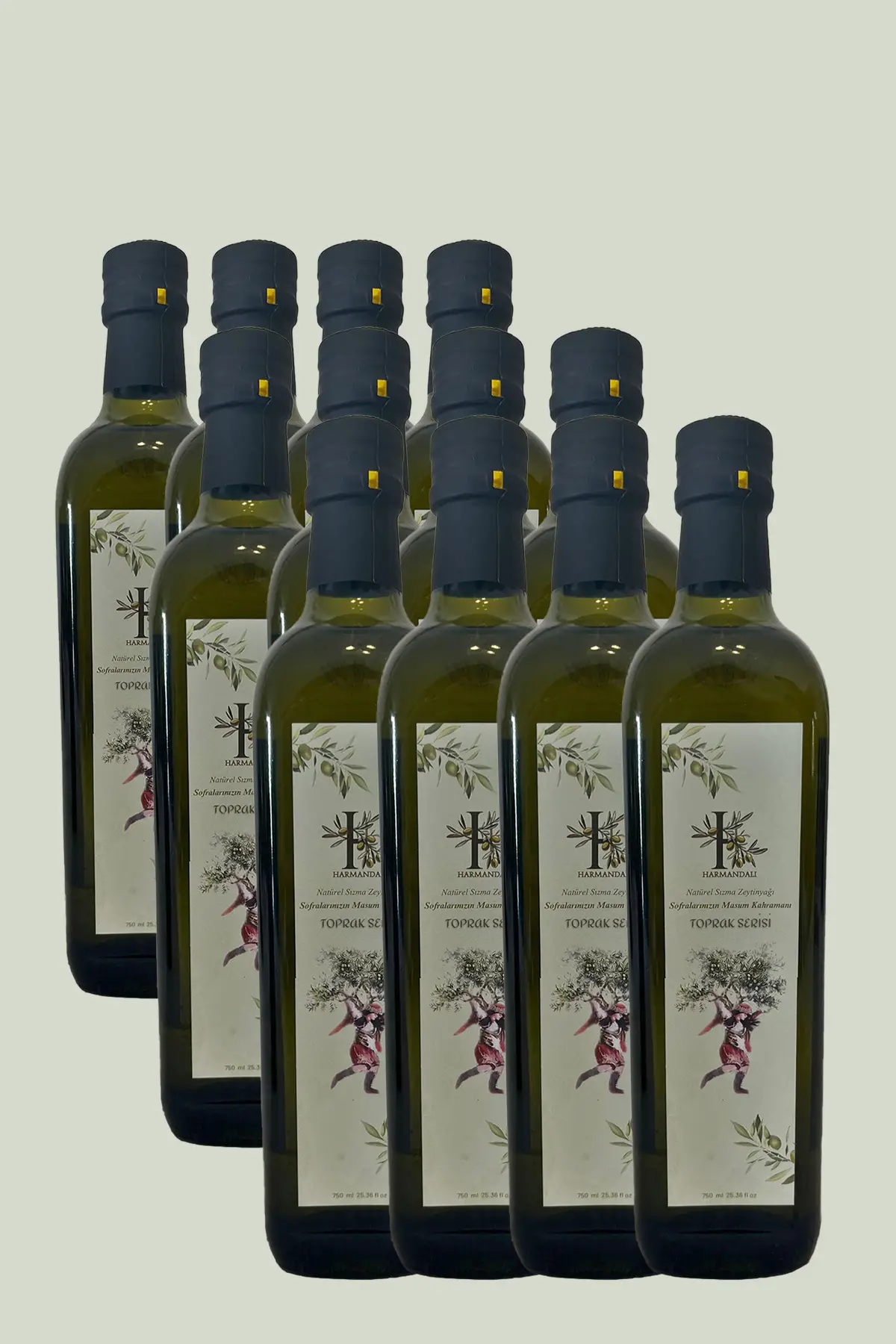 NATÜREL SIZMA ZEYTİNYAĞI 9 LT - 12x750ml Koli 