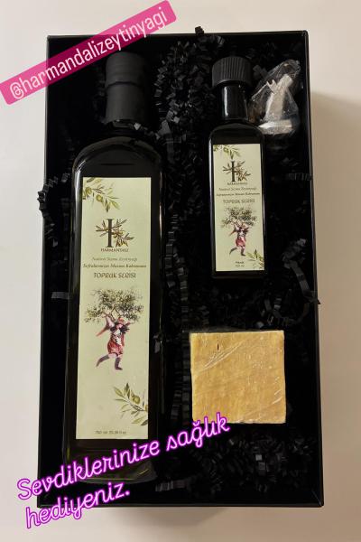 500 ml. + 100 ml. + Yağdanlık Uç + Zeytinyağlı Sabun
